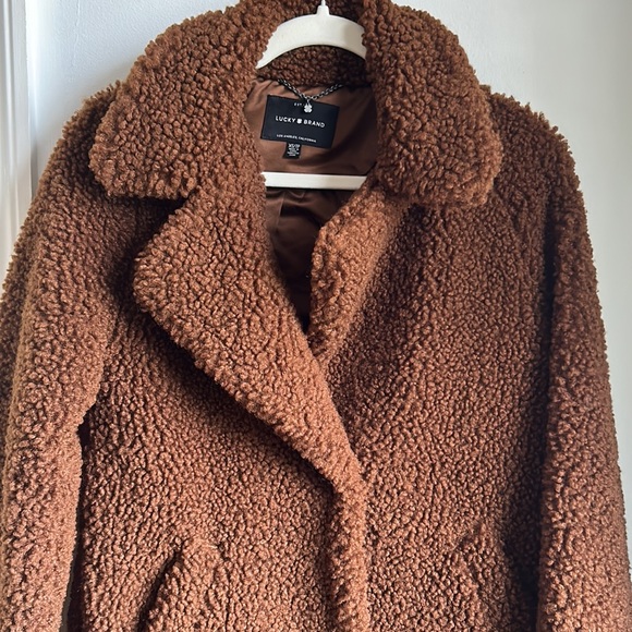 Lucky Brand - Faux Shearling Mid Jacket - Picture 3 of 7
